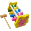 Polecamy - Edukacyjny Kreatywny Manipulacyjny Drewniany Wbijak Montessori Nauka przez Zabawę